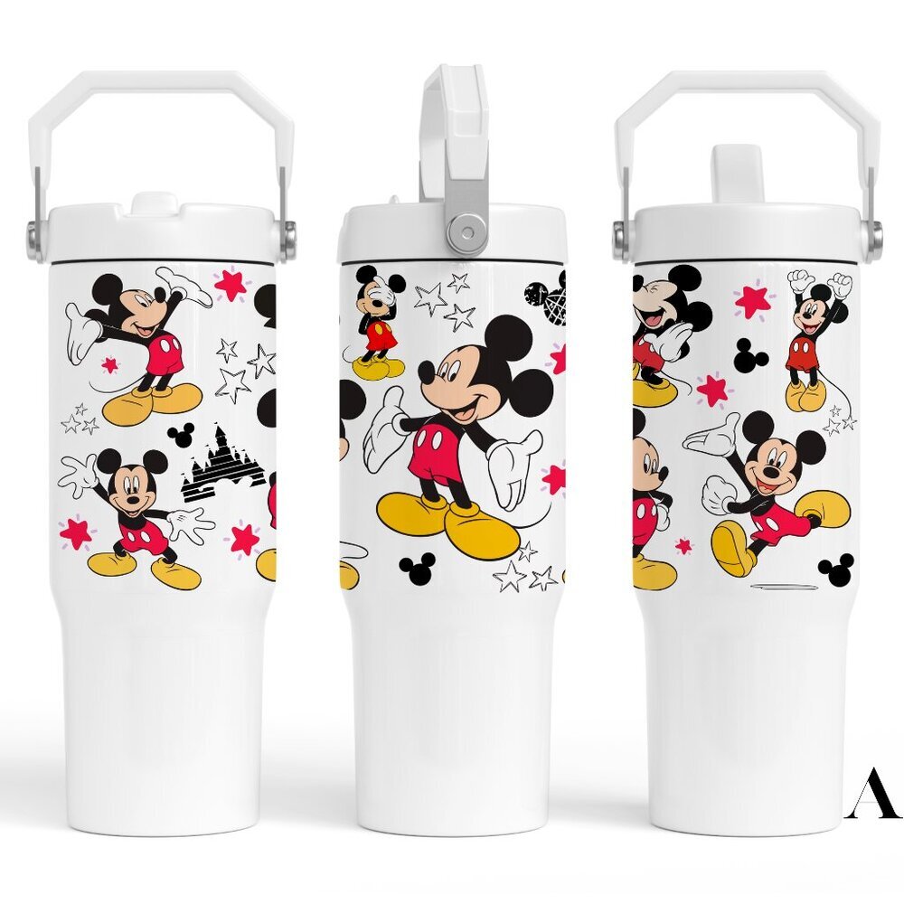Custom Personalized Birthday gift for her. Disney Mickey Mouse 30oz IceFlow Flip